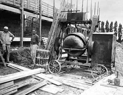 Baustelle Redderblock 1951